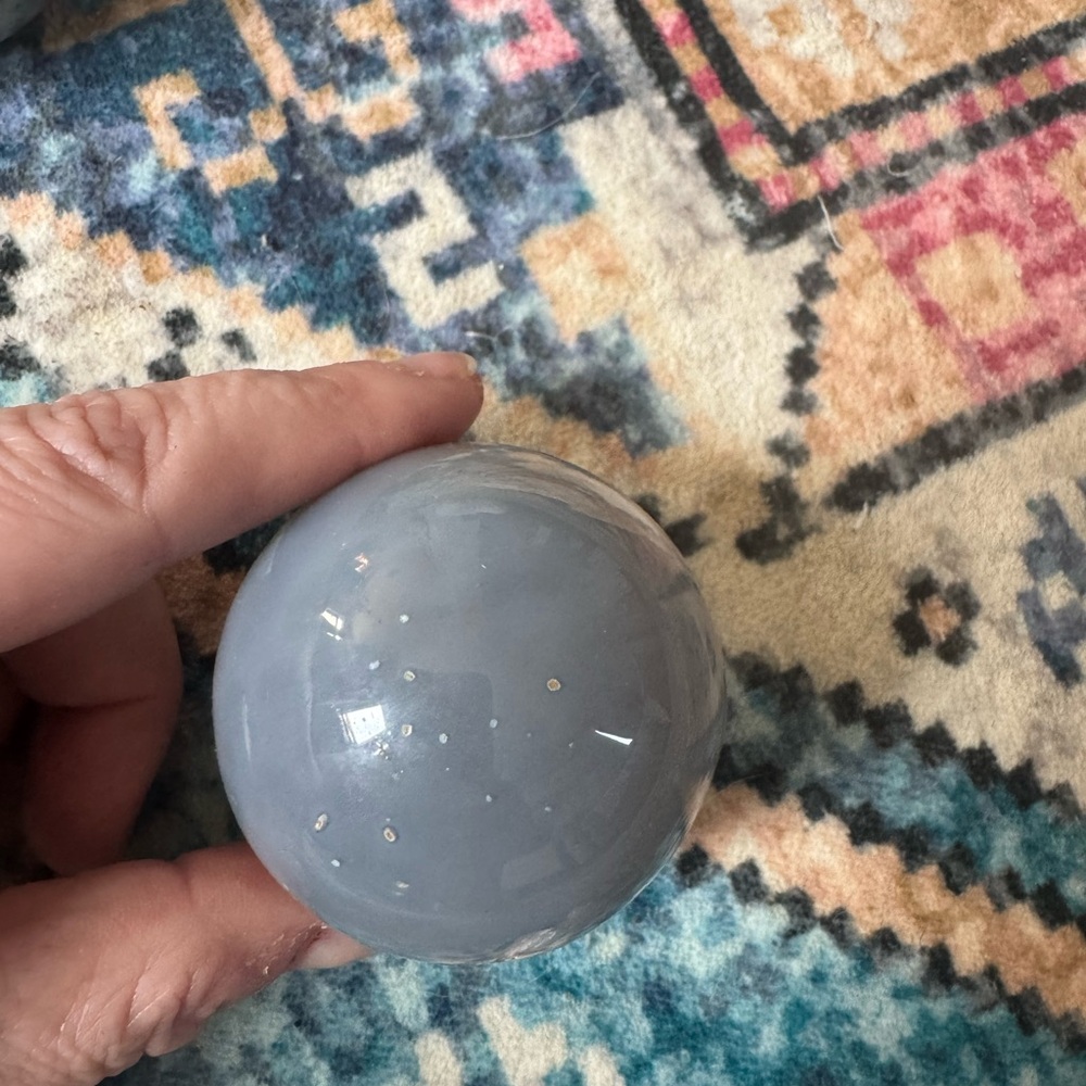 Gray Spherical Accent Decor